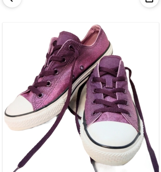 CONVERSE ALL STAR DOUBLE TONGUE GLIMMER SNEAKERS - Picture 5 of 9